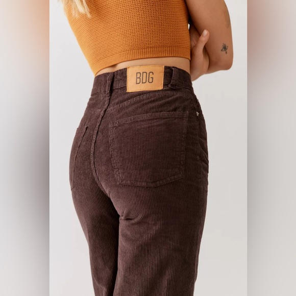 BDG high and wide corduroy pant in brown retro - Picture 4 of 12